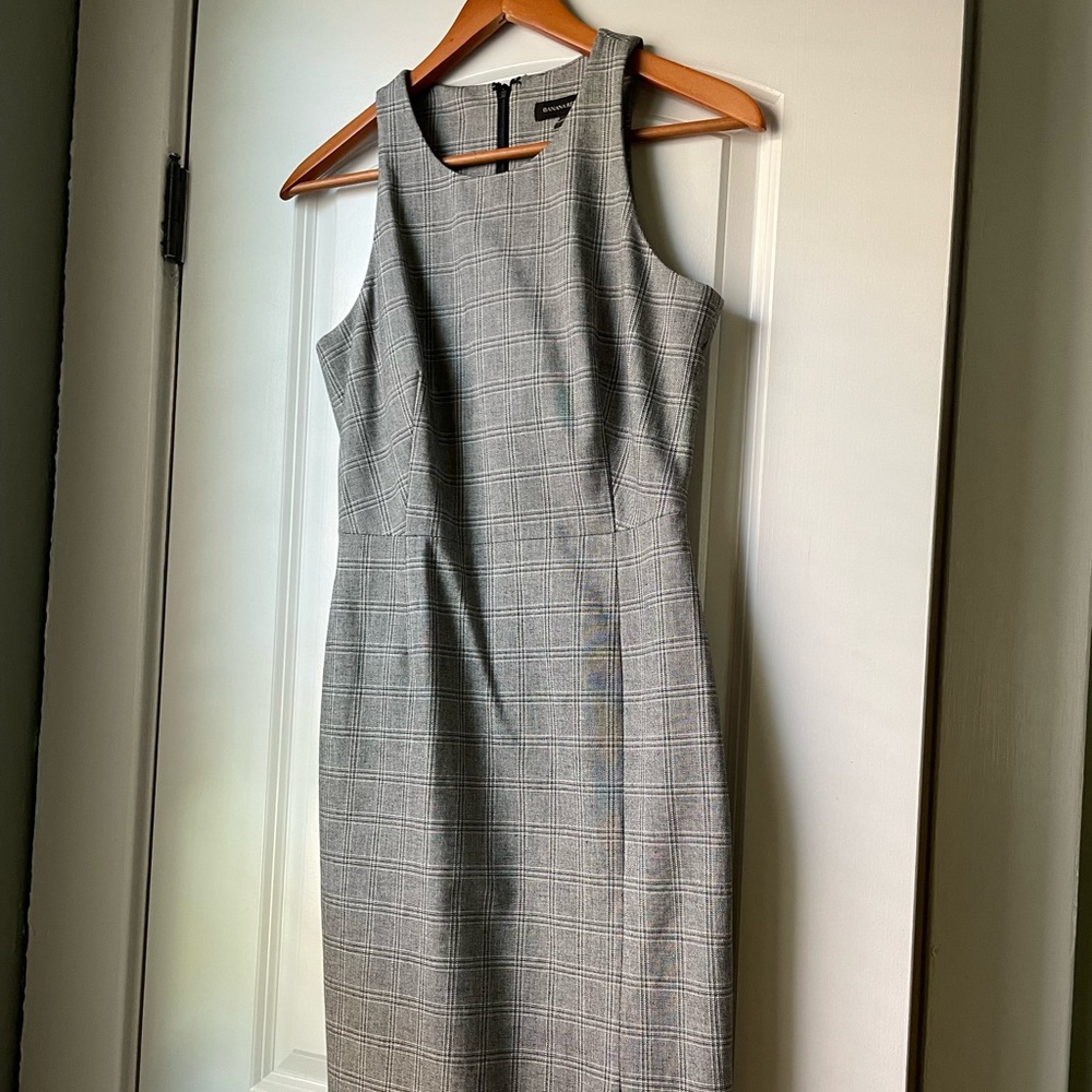 Striped banana republic dress